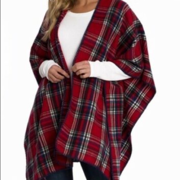 Woolrich Blanket Wrap NWT Bailey Tartan Plaid - Picture 1 of 3